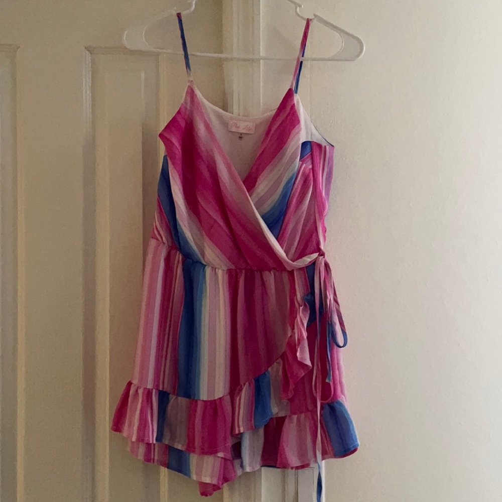 Pink Lily Romper